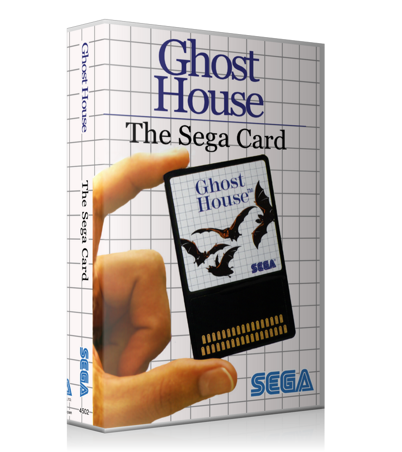 Ghost House EU Sega Master System REPLACEMENT GAME Case Or Cover