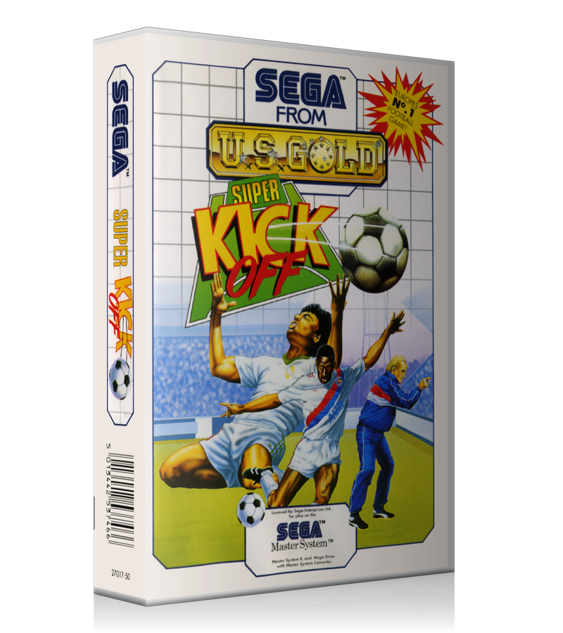 Super Kick Off EU Sega Master System REPLACEMENT GAME Case Or Cover