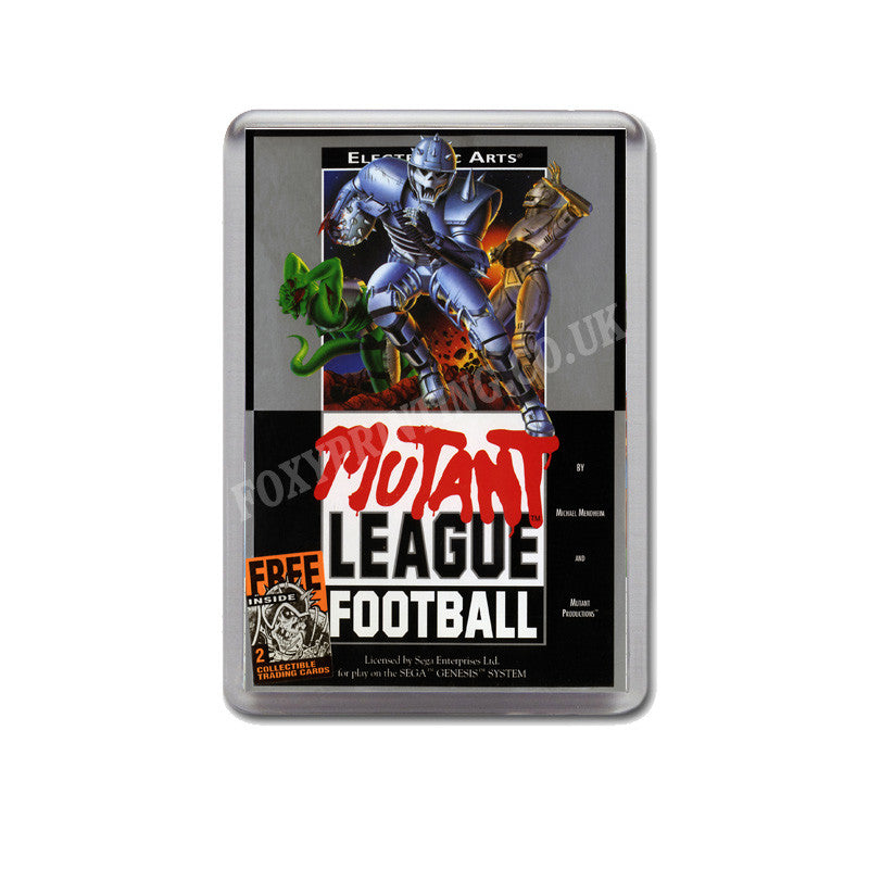 Mutant League Football Game Style Inspired Sega Megadrive Retro Video Gaming Magnet