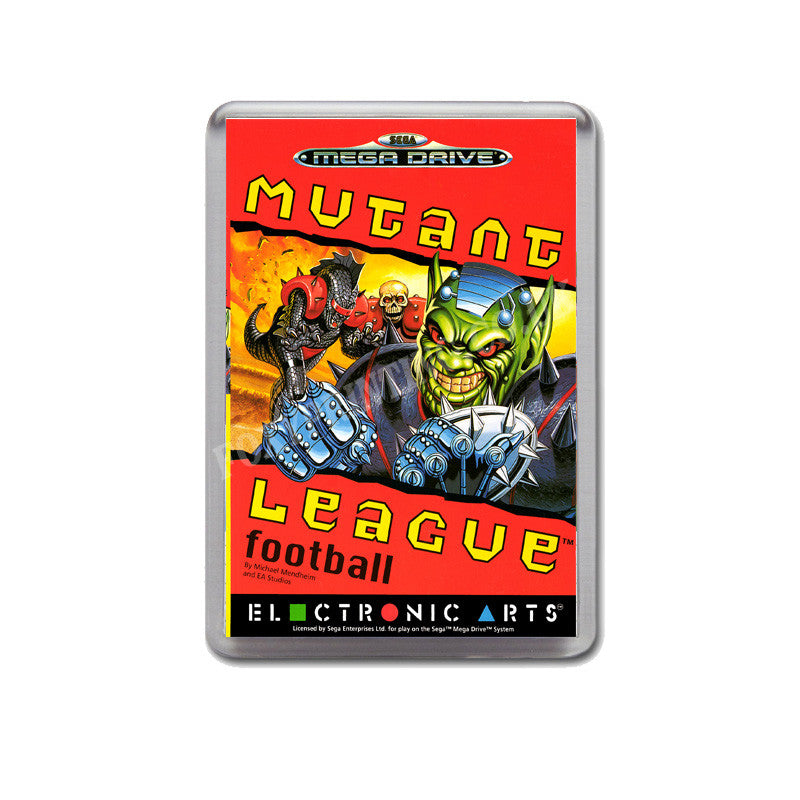 Mutant League Football Us Game Style Inspired Sega Megadrive Retro Video Gaming Magnet