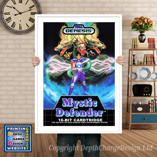 Mystic Defender - Sega Megadrive Inspired Retro Gaming Poster