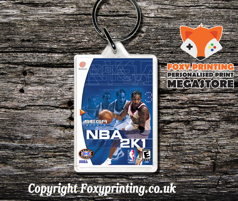 Nba2k1 - Sega Dreamcast Game Keyring