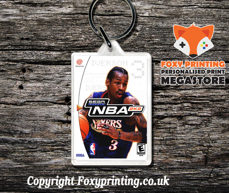 Nba2k2 3 - Sega Dreamcast Game Keyring