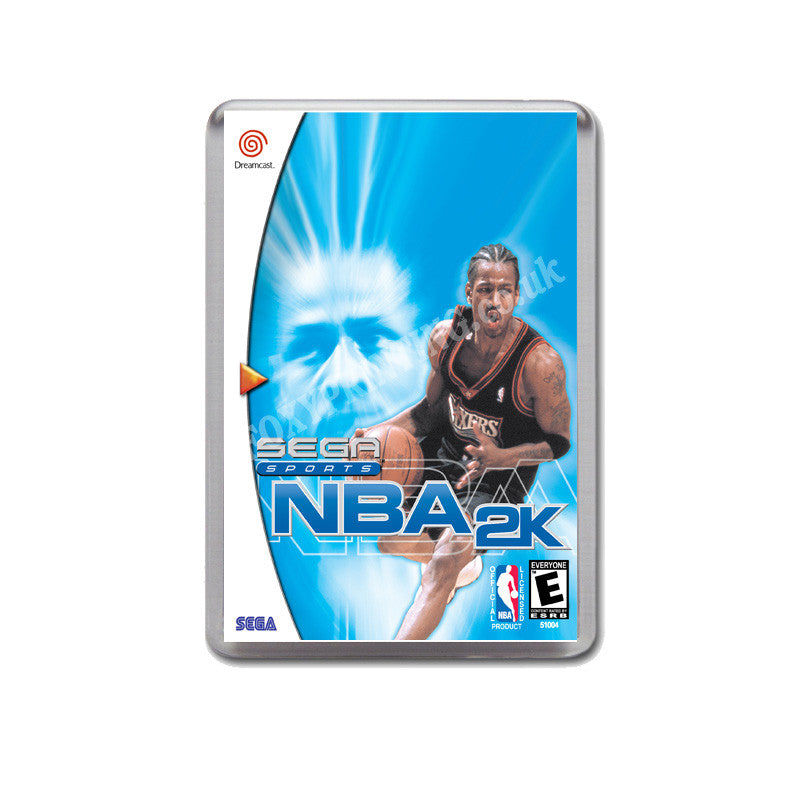 Nba 2k Sega Dreamcast Style Inspired Retro Game Magnet