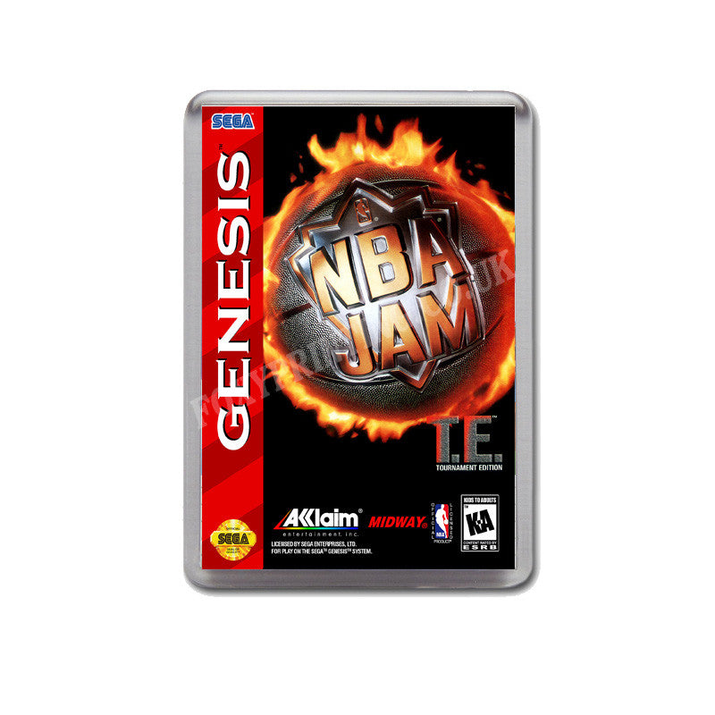 Nba Jamte Game Style Inspired Sega Megadrive Retro Video Gaming Magnet