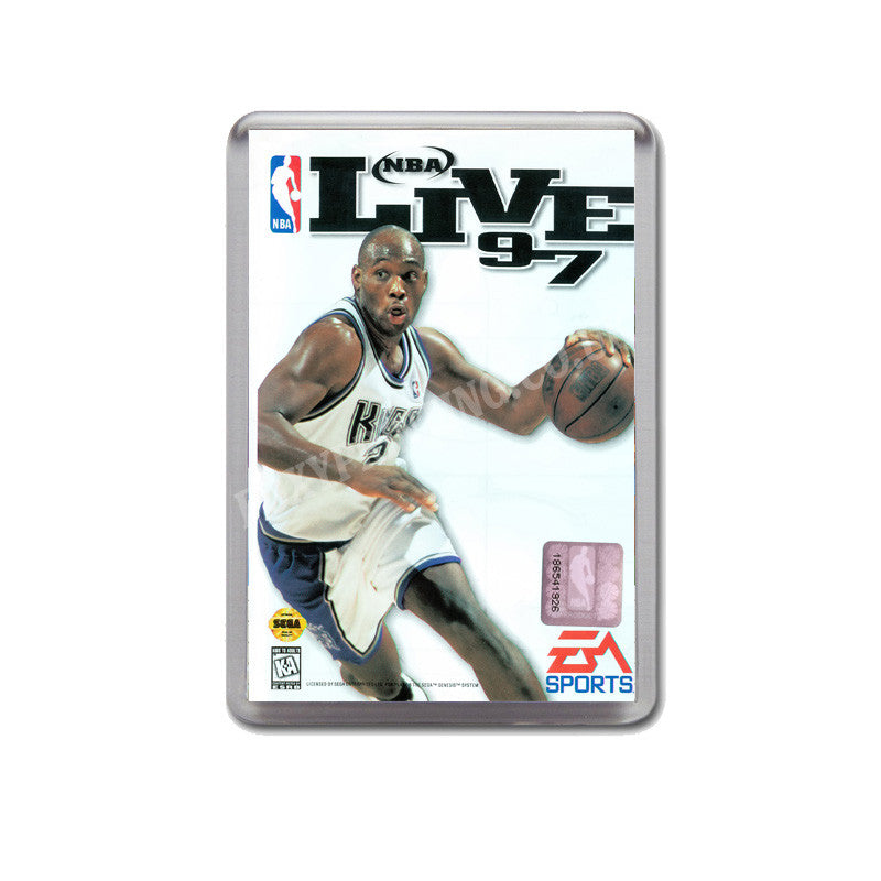 Nba Live 97 Game Style Inspired Sega Megadrive Retro Video Gaming Magnet