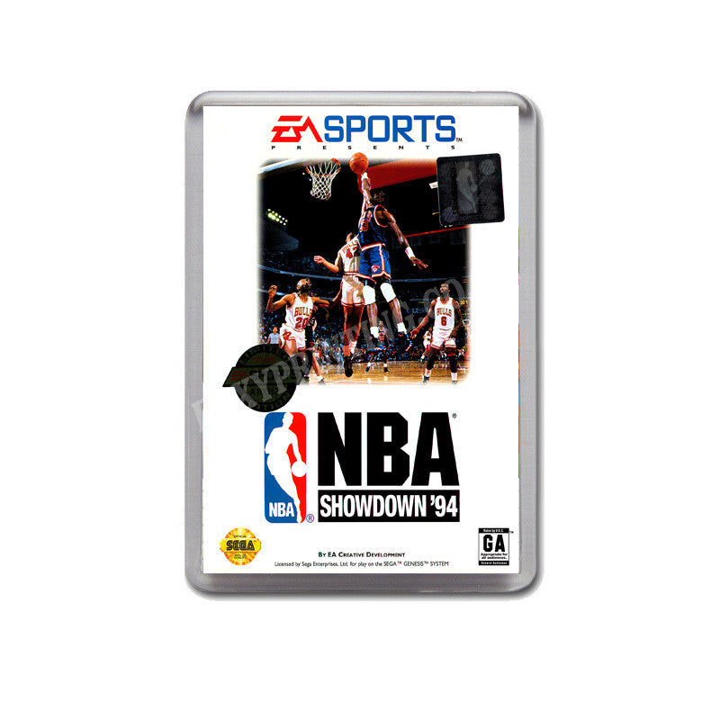 Nba Show Down 94 Game Style Inspired Sega Megadrive Retro Video Gaming Magnet