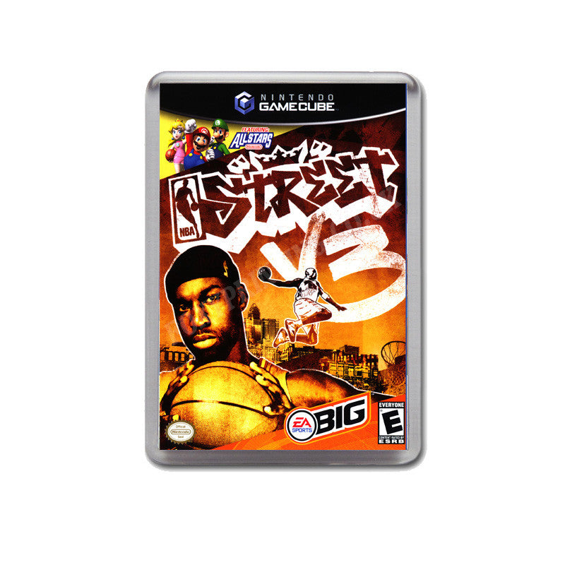 Nba Streetv3 Style Inspired Game Gamecube Retro Video Gaming Magnet