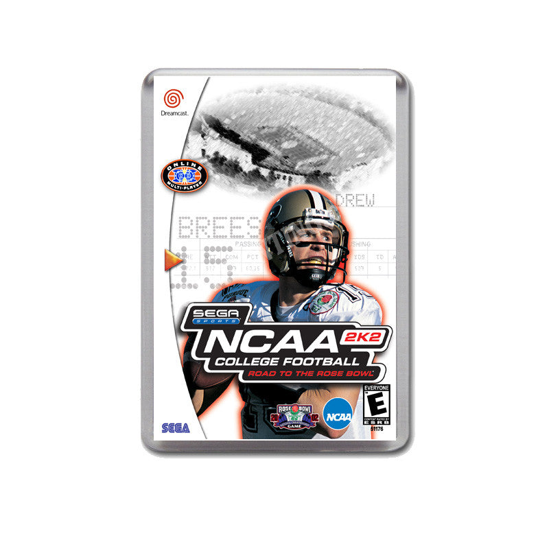 Ncaa 2k2 Sega Dreamcast Style Inspired Retro Game Magnet