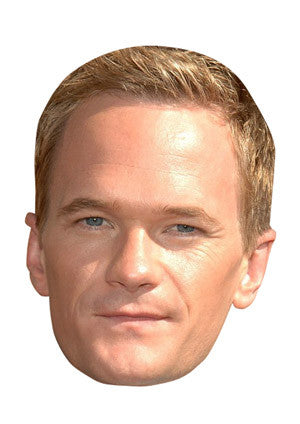 Neil Patrick Harris Celebrity Face Mask Fancy Dress Cardboard Costume Mask
