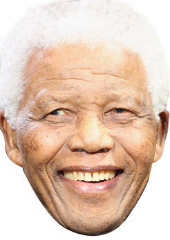 Nelson Mandela Face Mask – Fancy Dress Cardboard Costume Mask – Nelson Mandela Face Mask