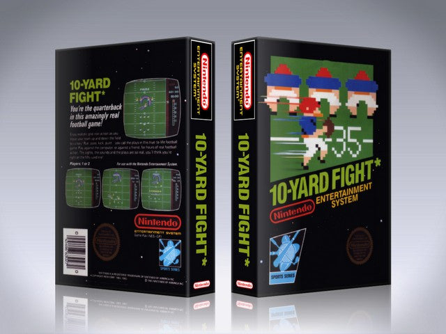 NES 10 Yard Fight Retail Game Cover To Fit A UGC Style Replacement Game Case – Nintendo NES Case product image 1