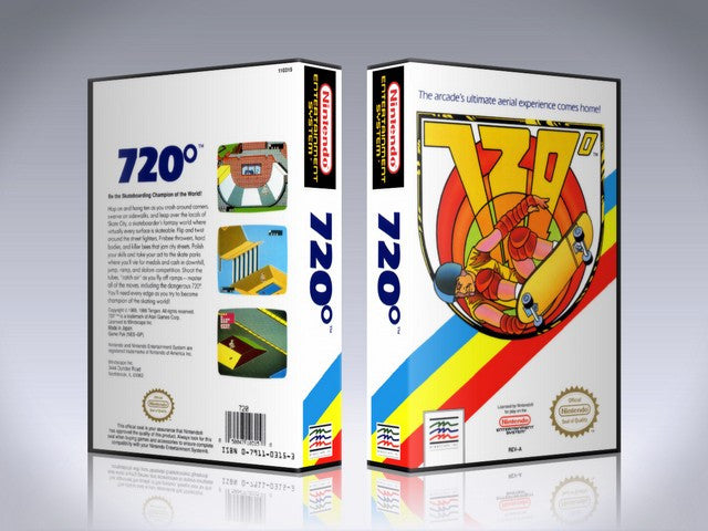 NES 720 Retail Game Cover To Fit A UGC Style Replacement Game Case