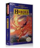 NES ADD Heroes Of The Lance Retail Game Cover To Fit A UGC Style Replacement Game Case