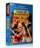 NES ADD Pool Of Radiance Retail Game Cover To Fit A UGC Style Replacement Game Case