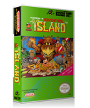 NES Adventure Island Retail Game Cover To Fit A UGC Style Replacement Game Case