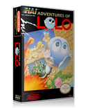 NES Adventures Of Lolo Retail Game Cover To Fit A UGC Style Replacement Game Case