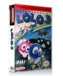 NES Adventures Of Lolo 3 Retail Game Cover To Fit A UGC Style Replacement Game Case