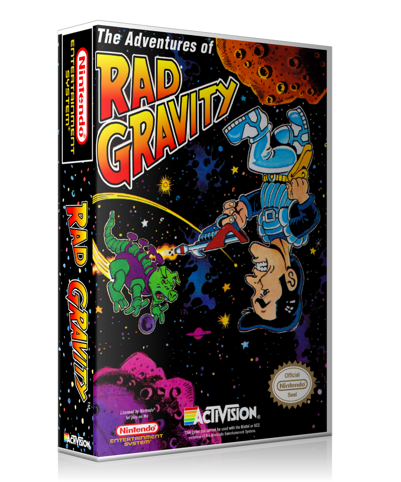 NES The Adventures Of Rad Gravity Retail Game Cover To Fit A UGC Style Replacement Game Case
