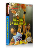 NES All Pro Basketball Retail Game Cover To Fit A UGC Style Replacement Game Case