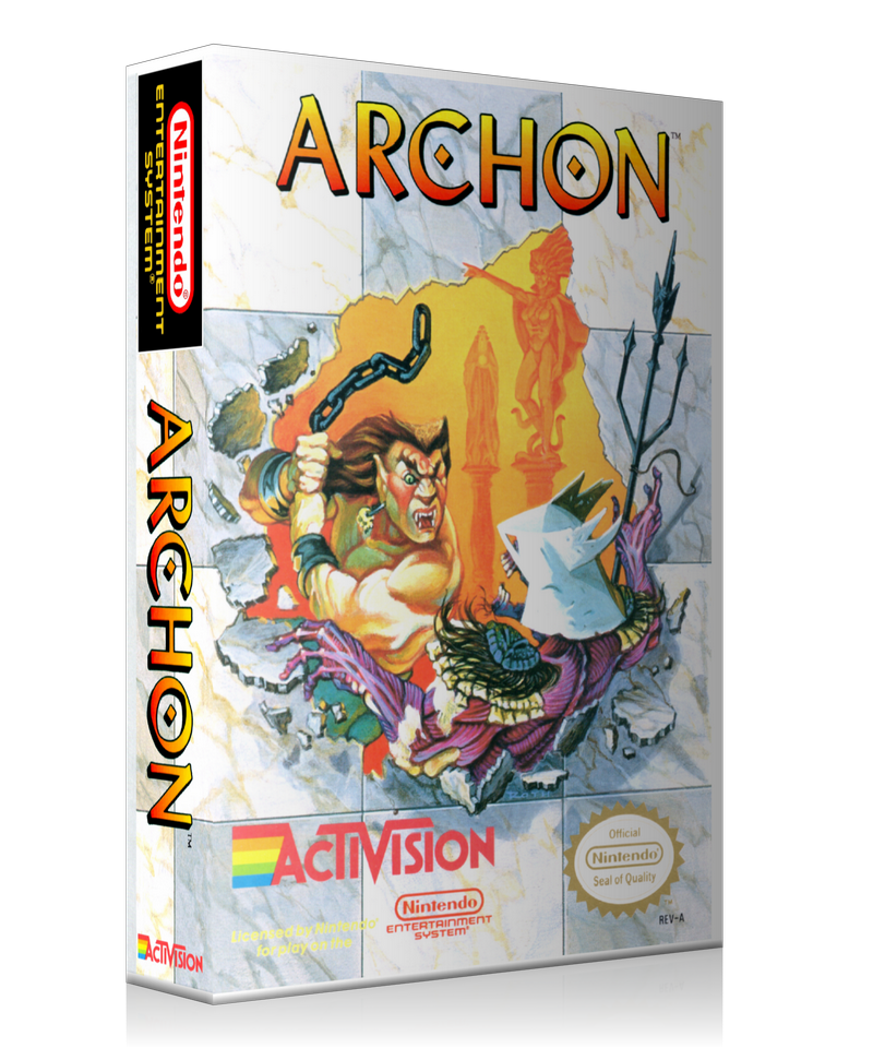 NES Archon Retail Game Cover To Fit A UGC Style Replacement Game Case