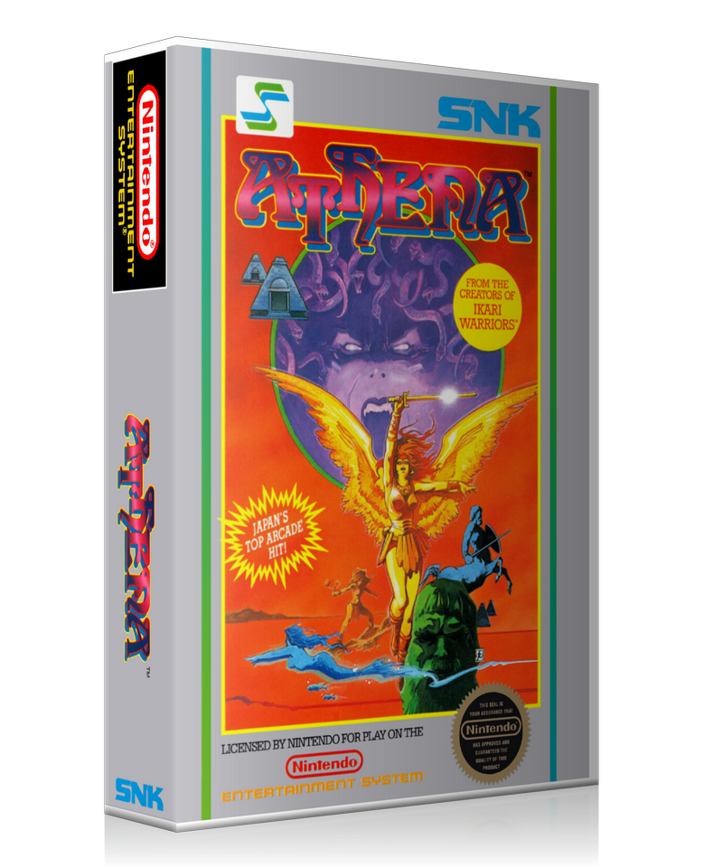 NES Athena Retail Game Cover To Fit A UGC Style Replacement Game Case – party gift product image 1