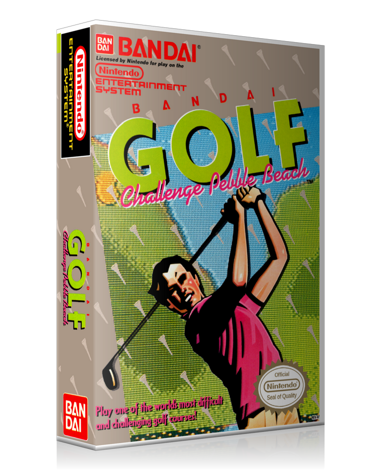 NES Bandai Golf Retail Game Cover To Fit A UGC Style Replacement Game Case – Nintendo NES Case product image 1