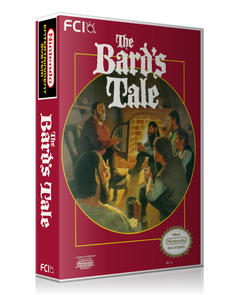 NES Bard's Tale Retail Game Cover To Fit A UGC Style Replacement Game Case – Nintendo NES Case product image 1