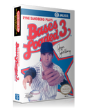 NES Bases Loaded 3 Retail Game Cover To Fit A UGC Style Replacement Game Case