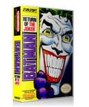 NES Batman Return Of The Joker Retail Game Cover To Fit A UGC Style Replacement Game Case