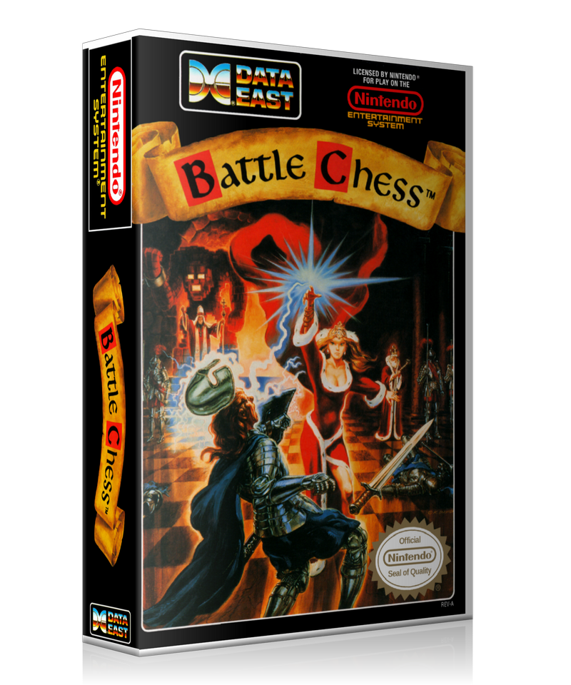 NES Battle Chess Retail Game Cover To Fit A UGC Style Replacement Game Case – Nintendo NES Case product image 1