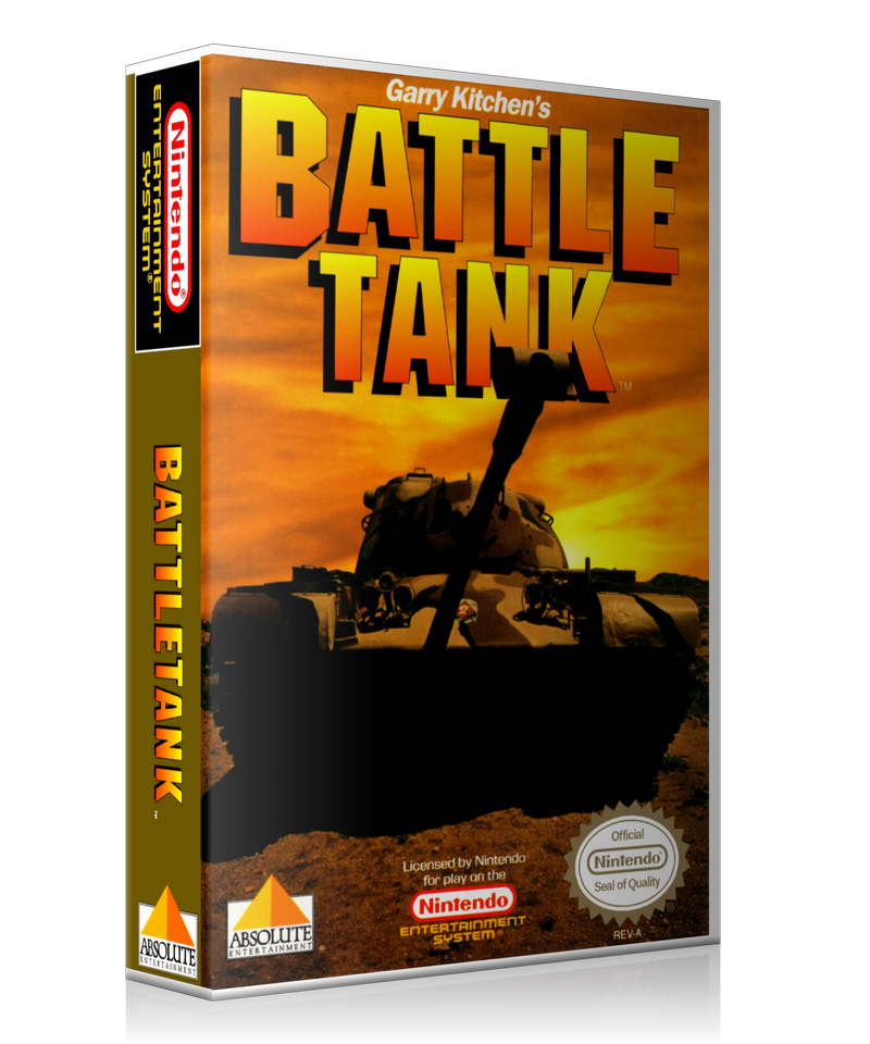 NES Battle Tank Retail Game Cover To Fit A UGC Style Replacement Game Case