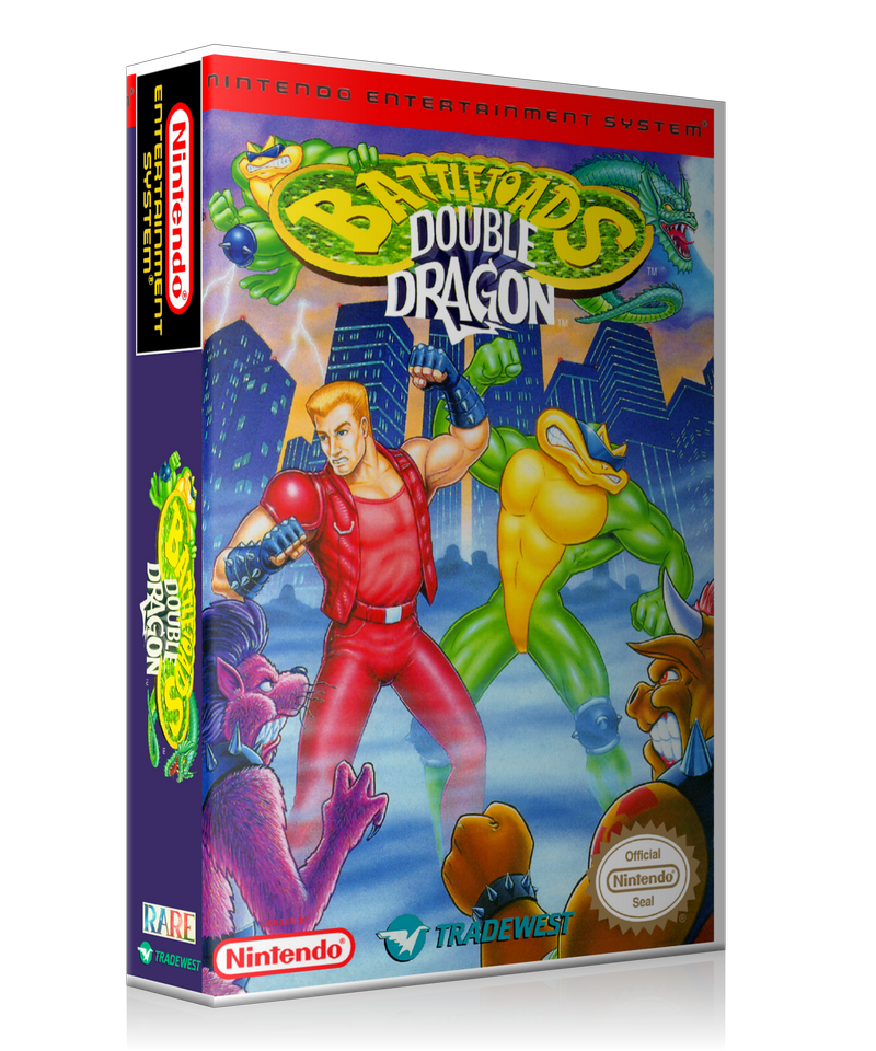NES Battletoads Double Dragon Retail Game Cover To Fit A UGC Style Replacement Game Case – Nintendo NES Case product image 1