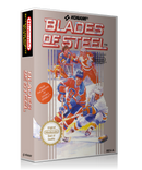 NES Blades Of Steel Retail Game Cover To Fit A UGC Style Replacement Game Case