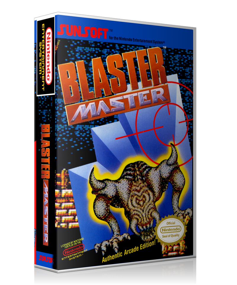 NES Blaster Master Retail Game Cover To Fit A UGC Style Replacement Game Case – Nintendo NES Case product image 1