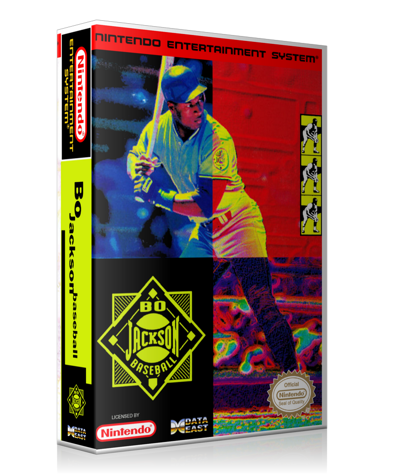 NES Bo Jackson Baseball 3D Boxes Case Or Cover