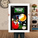 Nes_09breaktime Retro GAME INSPIRED THEME Nintendo NES Gaming A4 A3 A2 Or A1 Poster Art 155