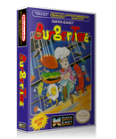 NES Burger Time Retail Game Cover To Fit A UGC Style Replacement Game Case