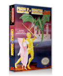 NES Castle Of Dragon Retail Game Cover To Fit A UGC Style Replacement Game Case