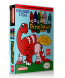 NES Color A Dinosaur Retail Game Cover To Fit A UGC Style Replacement Game Case