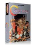 NES Contra Retail Game Cover To Fit A UGC Style Replacement Game Case