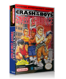 NES Crash And The Boys Street Challenge Retail Game Cover To Fit A UGC Style Replacement Game Case
