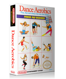 NES Dance Aerobics Retail Game Cover To Fit A UGC Style Replacement Game Case