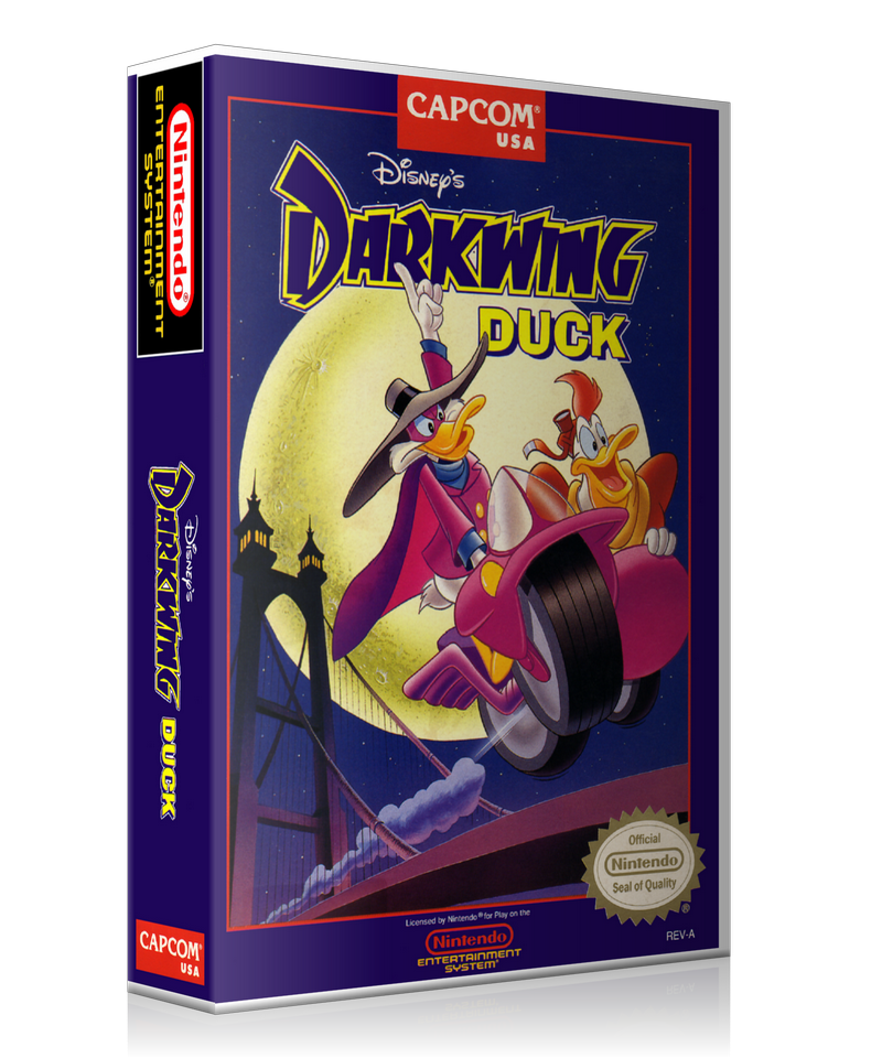 NES Darkwing Duck Retail Game Cover To Fit A UGC Style Replacement Game Case – Nintendo NES Case product image 1