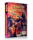 NES Demon Sword Retail Game Cover To Fit A UGC Style Replacement Game Case