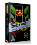 NES Donkey Kong 3 Retail Game Cover To Fit A UGC Style Replacement Game Case