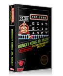 NES Donkey Kong Jr. Math Retail Game Cover To Fit A UGC Style Replacement Game Case