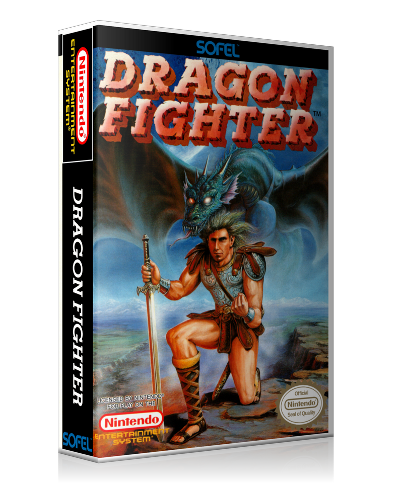 NES Dragon Fighter Retail Game Cover To Fit A UGC Style Replacement Game Case – Nintendo NES Case product image 1