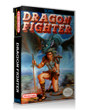 NES Dragon Fighter Retail Game Cover To Fit A UGC Style Replacement Game Case
