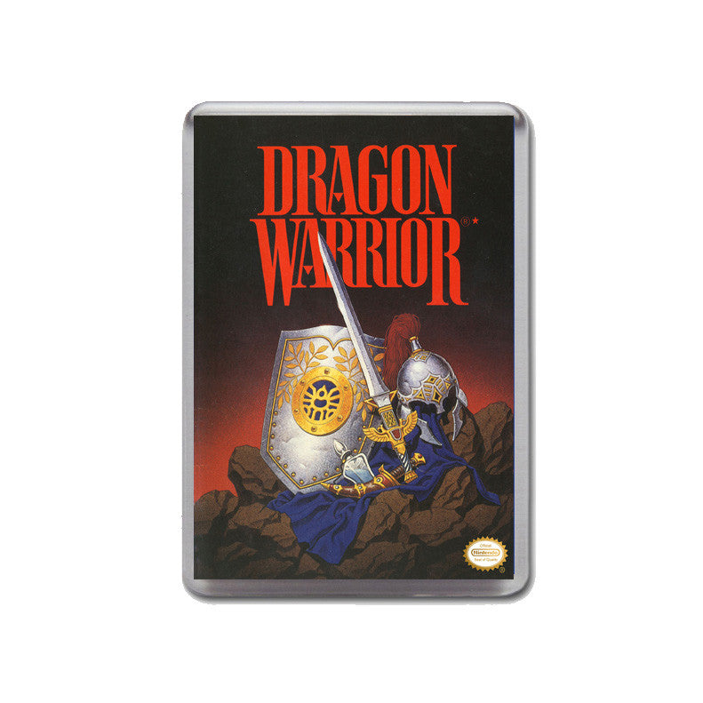 Dragon Warrior Retail Nesspine - SNES GAME inspired Retro Gaming Magnet